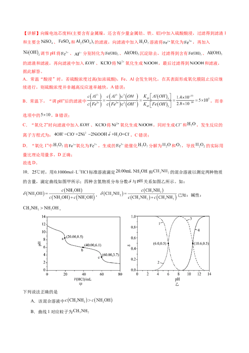 《化学一模突破卷02（福建专用）（全解全析）_高考一二三轮复习_化学_2026年-化学高考专项复习_2026年高考第一二三次模拟考试化学-G181_高考化学第一次模拟卷23套_2026版》第7页预览