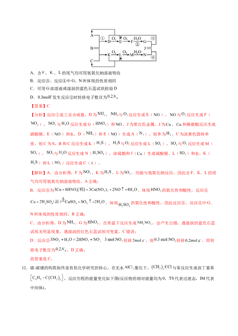 《化学二模提分卷（陕晋青宁专用）（全解全析）_高考一二三轮复习_化学_2026年-化学高考专项复习_2026年高考第一二三次模拟考试化学-G181_高考化学第二次模拟卷26套_2026版》第7页预览