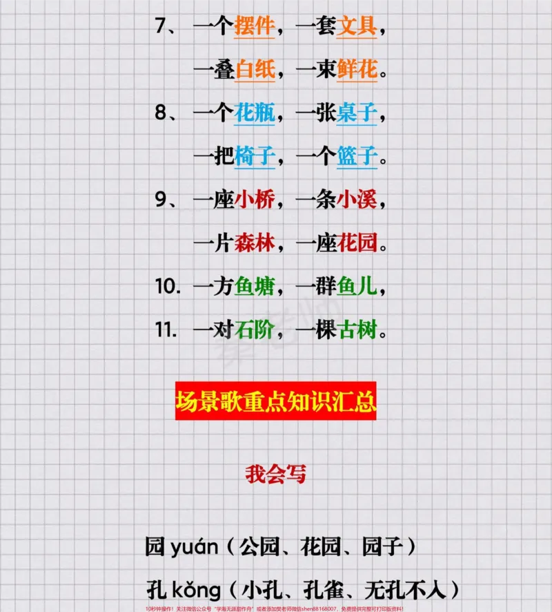 《二年级上册语文场景歌仿写句子#二年级#仿写句子#知识推荐官#必考考点#语文@qunju888.com小助手@qunju888.com热点宝@qunju888.com创作者中心文》第2页预览