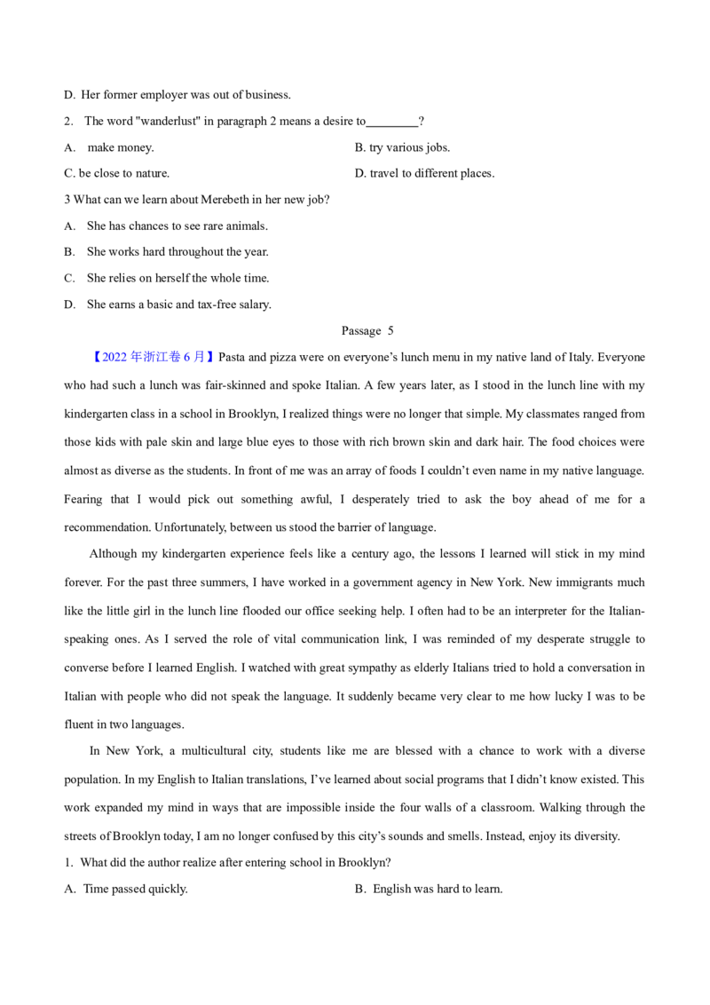 《专题13阅读理解记叙文（学生版）--学易金卷：十年（2014-2023）高考真题英语分项汇编（全国通用）_初高中资料库_高中资料库（转存避免链接过期失效）_高中英语》第10页预览