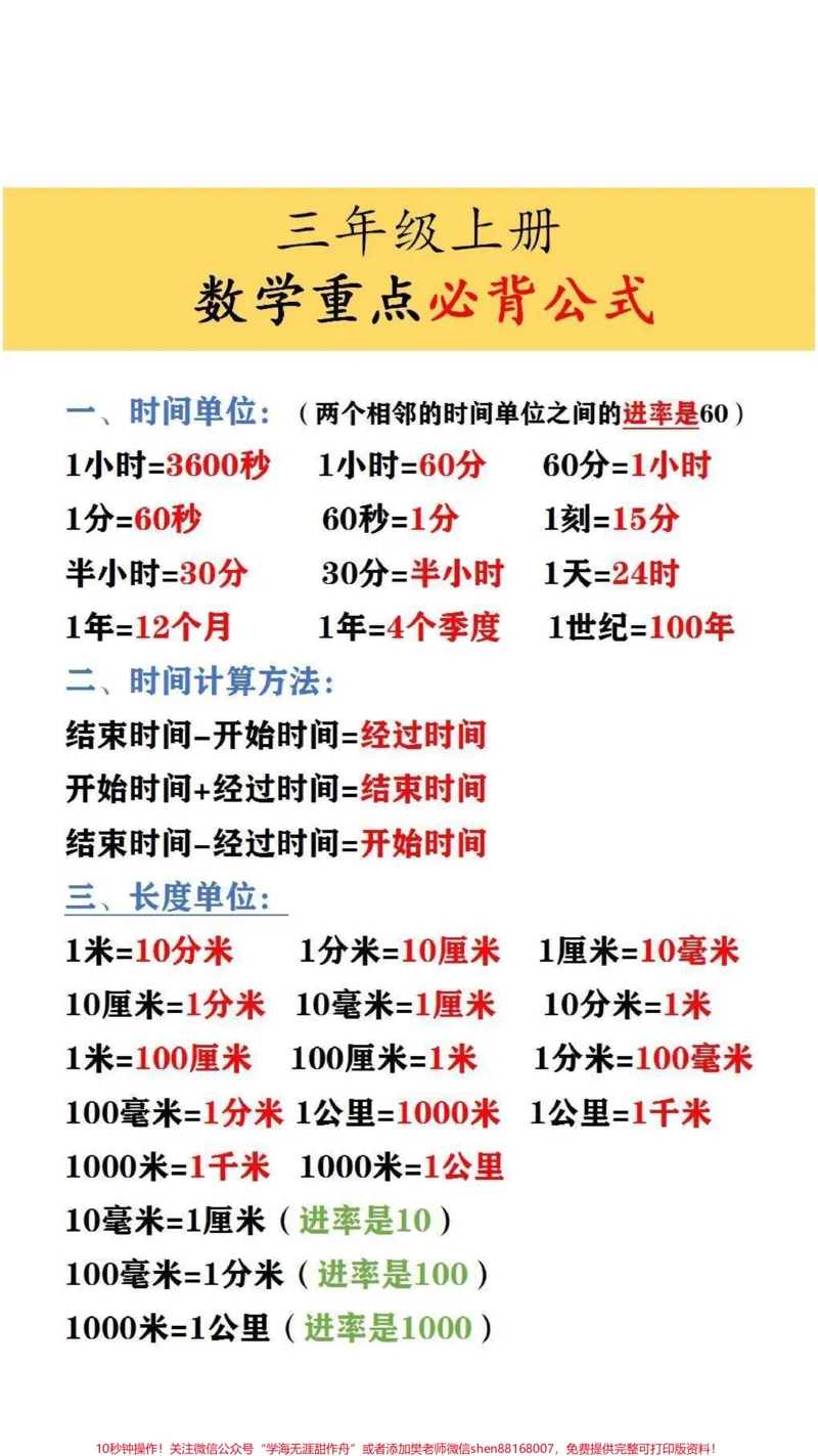 《数学必备重点公式#小学数学#必考考点_最新小学1-9年级各科+幼升小+综合类学习资源汇总包_价值20万元!最新小学1-9年级各科+幼升小+综合类学习资源汇总包》第1页预览