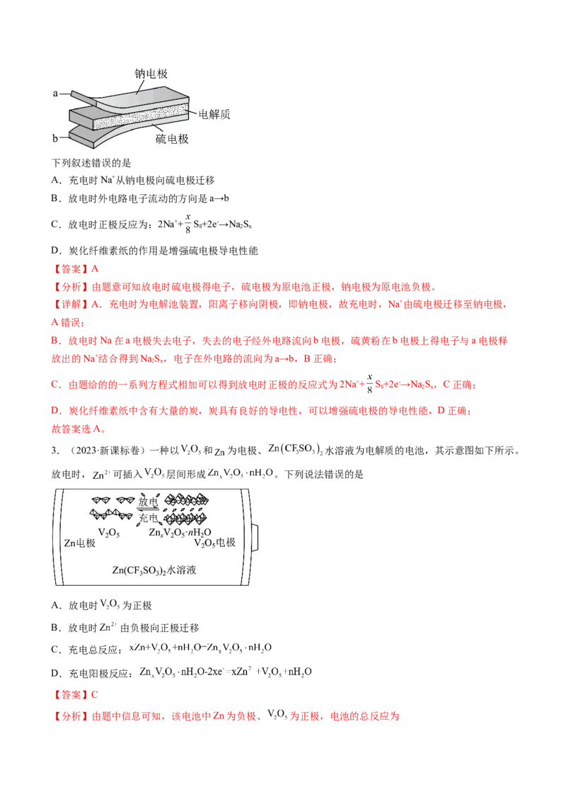 《专题07电化学及其应用（解析版）_初高中资料库_高中资料库（转存避免链接过期失效）_高中化学》第2页预览