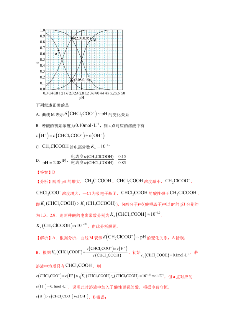 《专题10水溶液中的离子反应与平衡_高考一二三轮复习_化学_2026年-化学高考二轮复习_62026届高考化学二轮复习专题专项训练》第7页预览