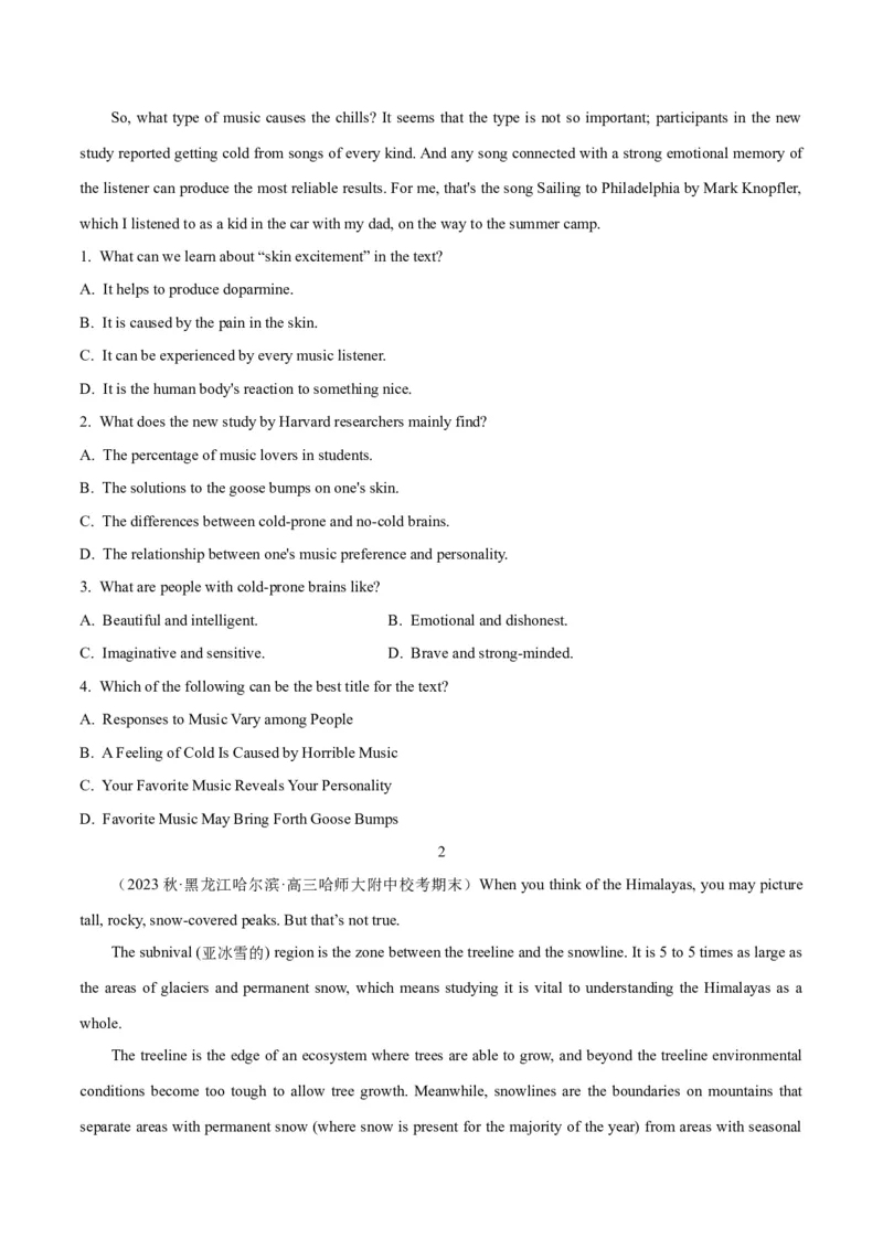《02阅读理解推理判断题-2024年高考英语一轮复习语篇理解技能梳理+名校模拟试题精练(通用版)_英语(2)_一轮复习_2024年_2024高考英语一轮复习语篇理解技能梳理名校模拟试题精练_资料》第8页预览