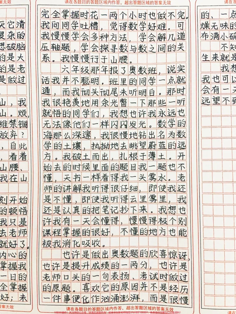 《新年第一篇作文太棒啦!我想说的是,我生来不是高山,我也可以一点一点往上爬,我想我会有一天成为高山,成为曾经我远远望不到顶的高山#作文#图文伙伴计划#qunju888.com图文来了》第2页预览