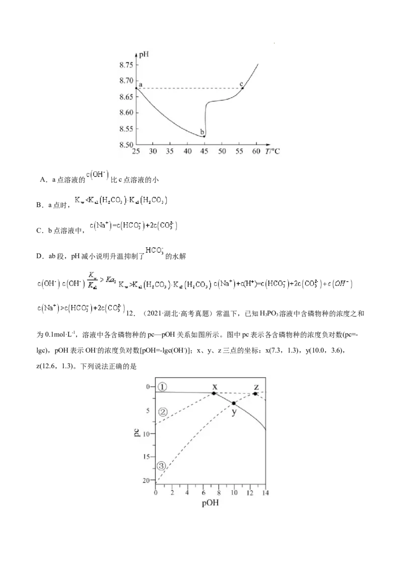《专题10水溶液中的离子平衡——三年（2020-2022）高考真题化学分项汇编（新高考专用）（原卷版）_初高中资料库_高中资料库（转存避免链接过期失效）_高中化学》第8页预览