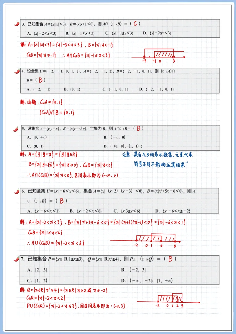 《高三冲刺笔记-集合03-运算（手帐版）_2026版高中《二三轮复习+冲刺复习》_高考数学冲刺笔记猫老师猫老师2026版高考数学冲刺笔记+猫老师2026年高考数学考点一遍过全套(完整版)》第2页预览