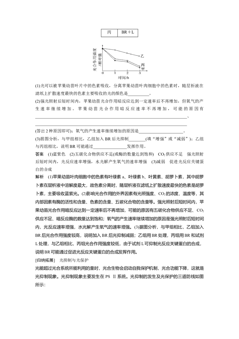 《第一部分　专题二　热点聚焦3　逆境胁迫对光合作用的影响(1)_2026版高中《二三轮复习+冲刺复习》_教师用书Word版文档_第一部分　专题复习》第5页预览
