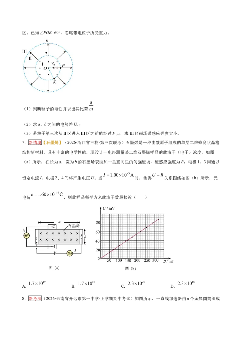 《专题09带电粒子在磁场及复合场中的运动（培优专练）（全国通用）（学生版）_高考一二三轮复习_物理_2026年-物理高考二轮复习_2026年高考物理二轮复习高效培优讲义（全国通用）-G447(1)》第5页预览