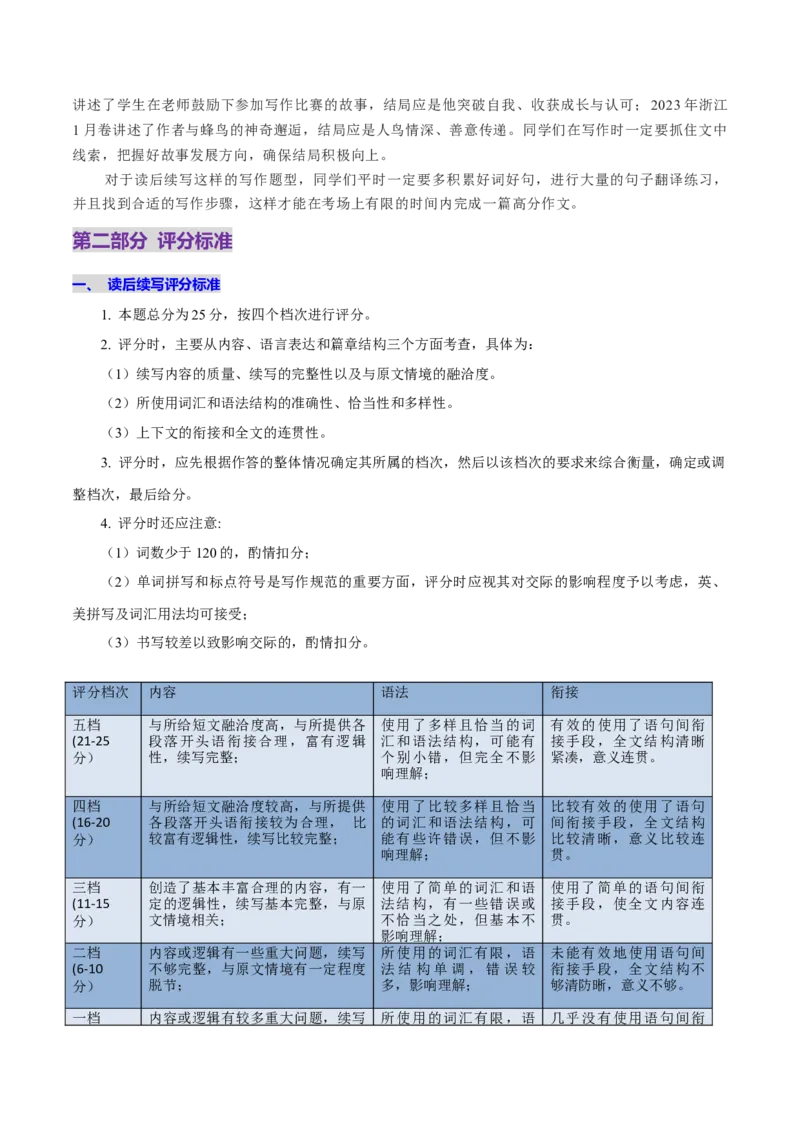 《专题01入门：题型·评分·734原则（学生版）_高考一二三轮复习_英语_2026年-英语高考专项复习_2026年高考英语写作常考题型全面突破-G195_资料_2026版》第3页预览