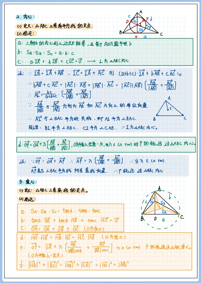 《高三冲刺笔记—平面向量03—平面向量与奔驰定理_2026版高中《二三轮复习+冲刺复习》_猫老师冲刺笔记高考数学26年_10平面向量》第3页预览