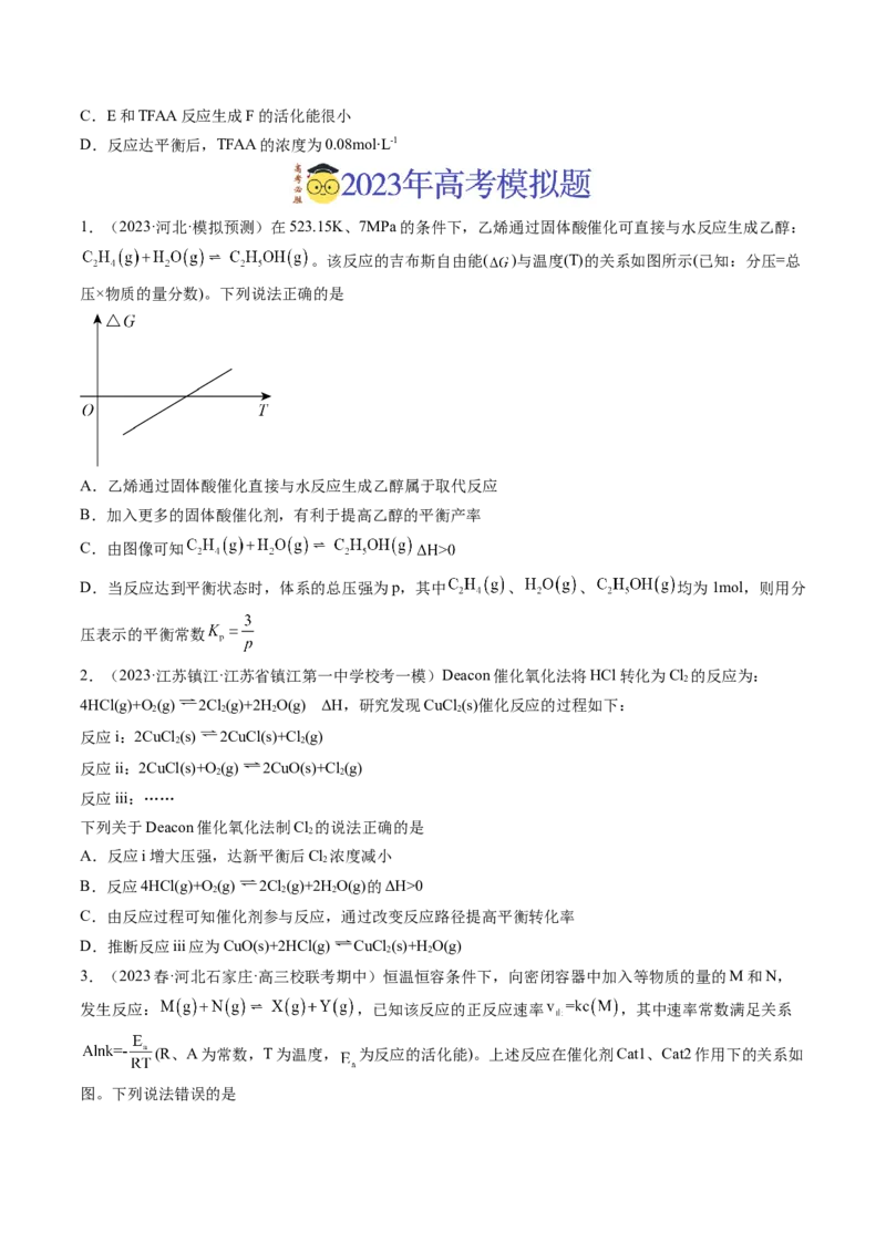 《专题08化学反应速率与化学平衡（学生版）_初高中资料库_高中资料库（转存避免链接过期失效）_高中化学》第3页预览