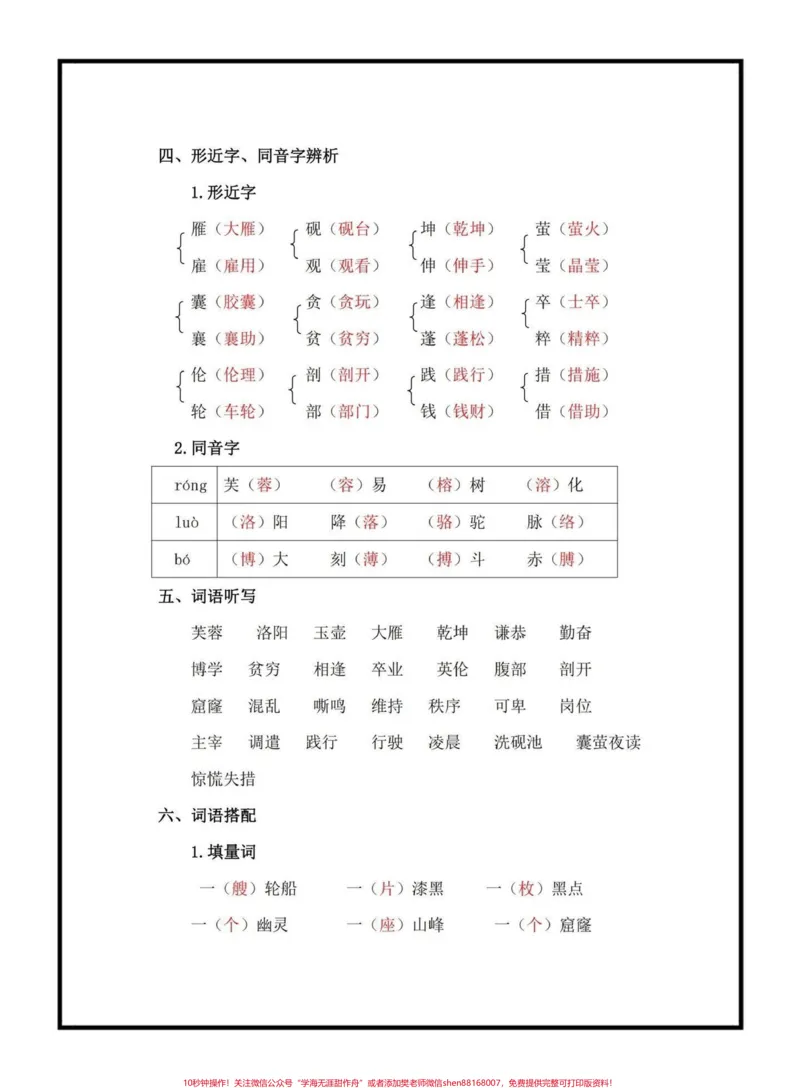 《四年级下册语文第七单元知识点总结#四年级下册语文#知识点总结#知识点分享#学习资料分享#家长收藏孩子受益@qunju888.com小助手_最新小学1-9年级各科+幼升小+综合类学习资源汇总包》第2页预览
