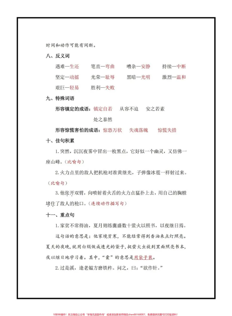 《四年级下册语文第七单元知识点总结#四年级下册语文#知识点总结#知识点分享#学习资料分享#家长收藏孩子受益@qunju888.com小助手_最新小学1-9年级各科+幼升小+综合类学习资源汇总包》第4页预览