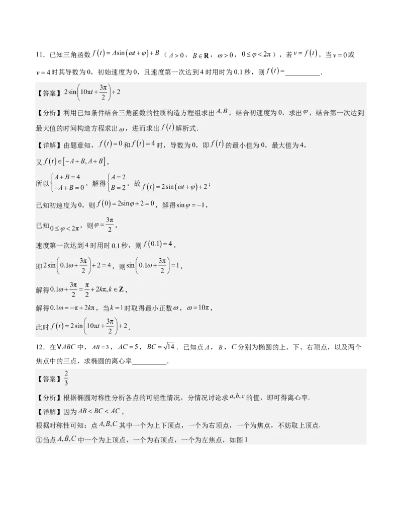 《2026年高考数学真题完全解读（上海卷）（试卷点评）_数学_一轮复习_2027年高考数学一轮更新中_2027年高考数学真题完全解读-G338_2027版》第10页预览
