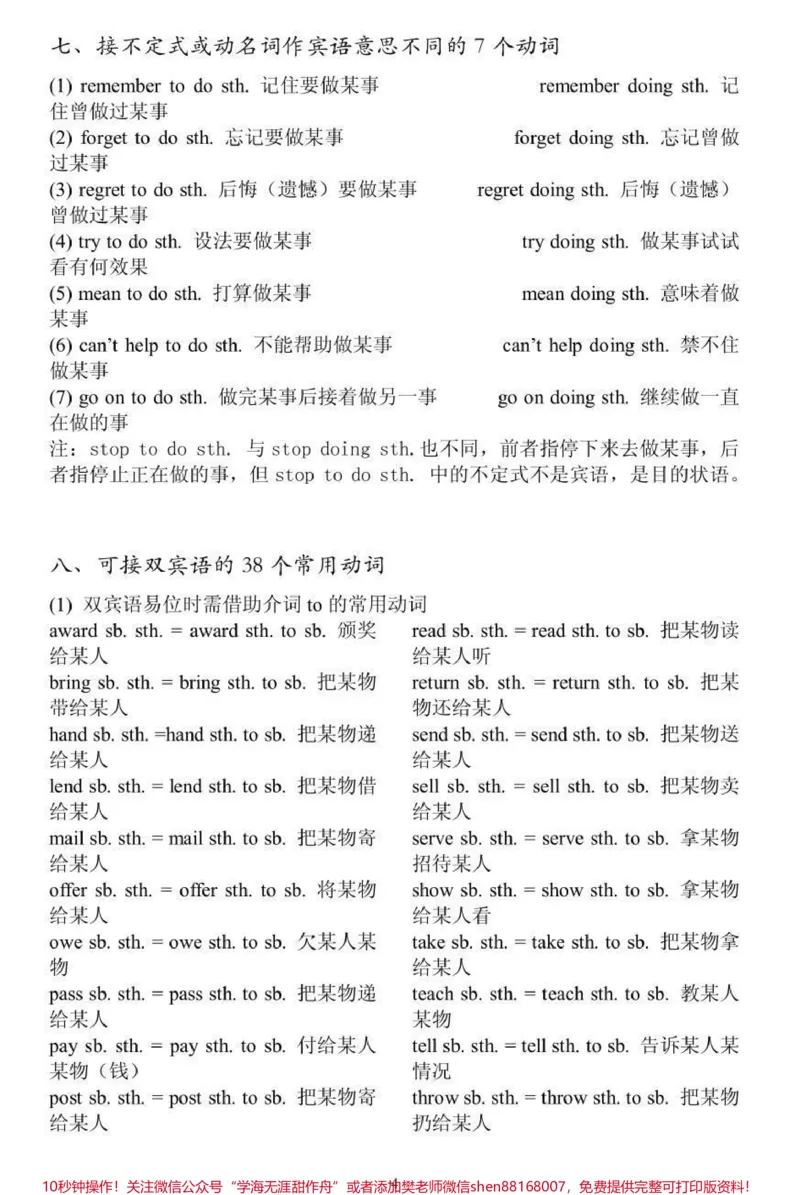《高中英语词组固定搭配都在这里了，都是常考常用的，刷到这个就代表上天提醒你该背单词了#英语#高中英语#知识点总结#每天学习一点点#图文伙伴计划》第4页预览
