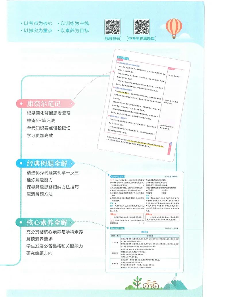 《53-初中同步-8上-生物人教版全解版_初中全科知识点总结和试卷_赠送习题试卷_初中3年学习辅助资料_1、初中学习资料_24秋试卷_2025版《53•初中同步》上册全科》第3页预览