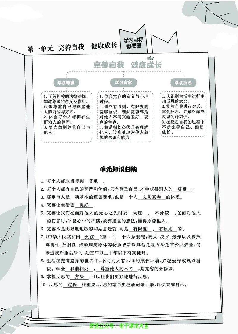《道法6b_小学道法资料_《七彩同步训练》》第4页预览