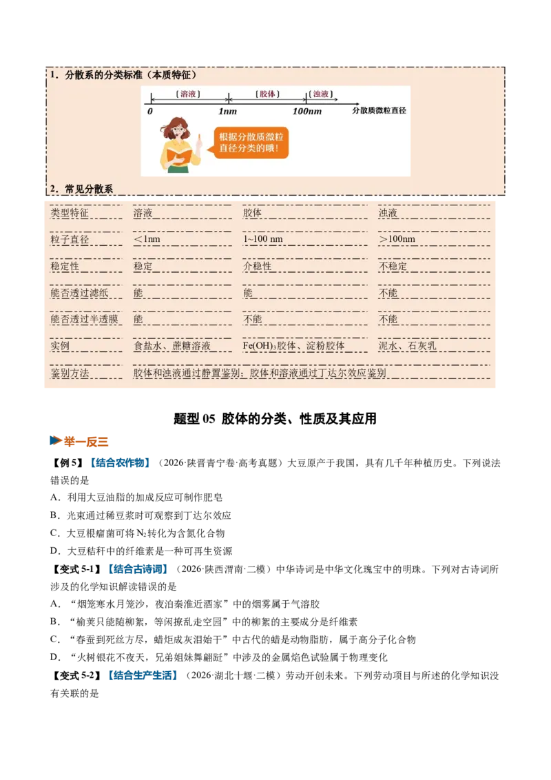 《专题01物质的分类及转化（举一反三讲义）（学生版）_高考一二三轮复习_化学_2027年高考化学一轮_2027年高考化学一轮复习举一反三系列（新高考通用）-G53_资料_2027版》第9页预览