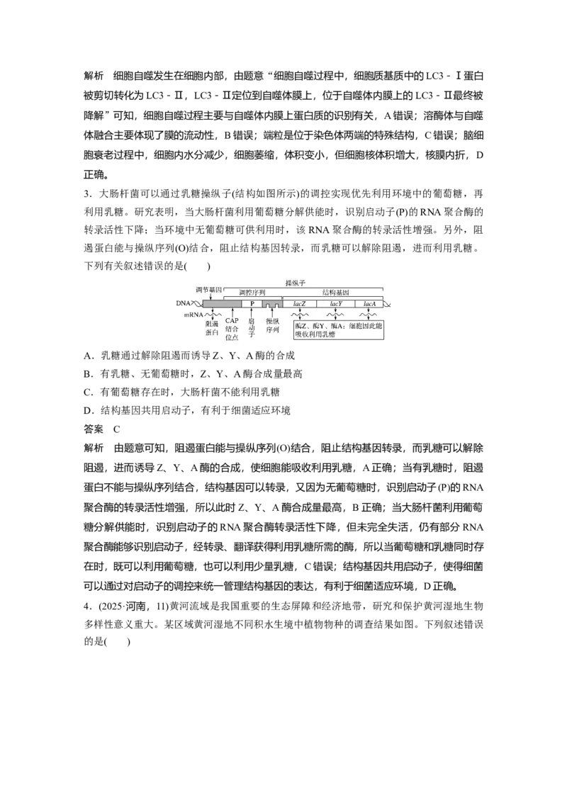 《第一部分　专题六　模块整合　生命的稳态与平衡观(1)_2026版高中《二三轮复习+冲刺复习》_教师用书Word版文档_第一部分　专题复习》第3页预览