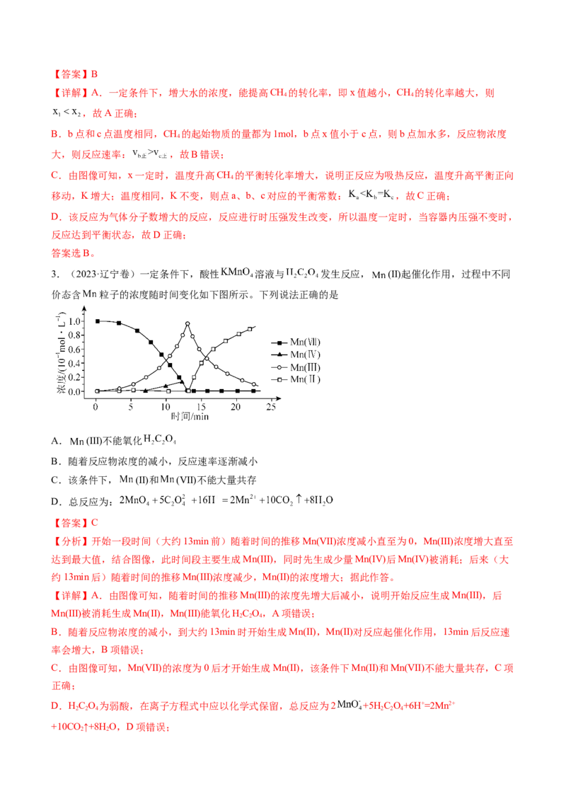 《专题08化学反应速率与化学平衡（解析版）_初高中资料库_高中资料库（转存避免链接过期失效）_高中化学》第2页预览