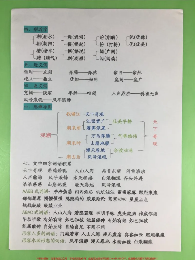 《四年级上册语文第一单元各课知识点汇总。#四年级#四年级上册语文#知识点总结#四年级语文#小学语文_最新小学1-9年级各科+幼升小+综合类学习资源汇总包》第2页预览