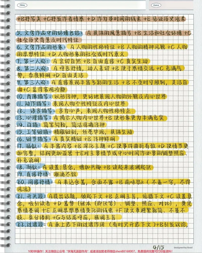 《高中语文阅读理解答题模板！课本上没有但考试用得到，知识只要记下来就是你的了#语文#每天学习一点点#图文伙伴计划_最新小学1-9年级各科+幼升小+综合类学习资源汇总包》第4页预览