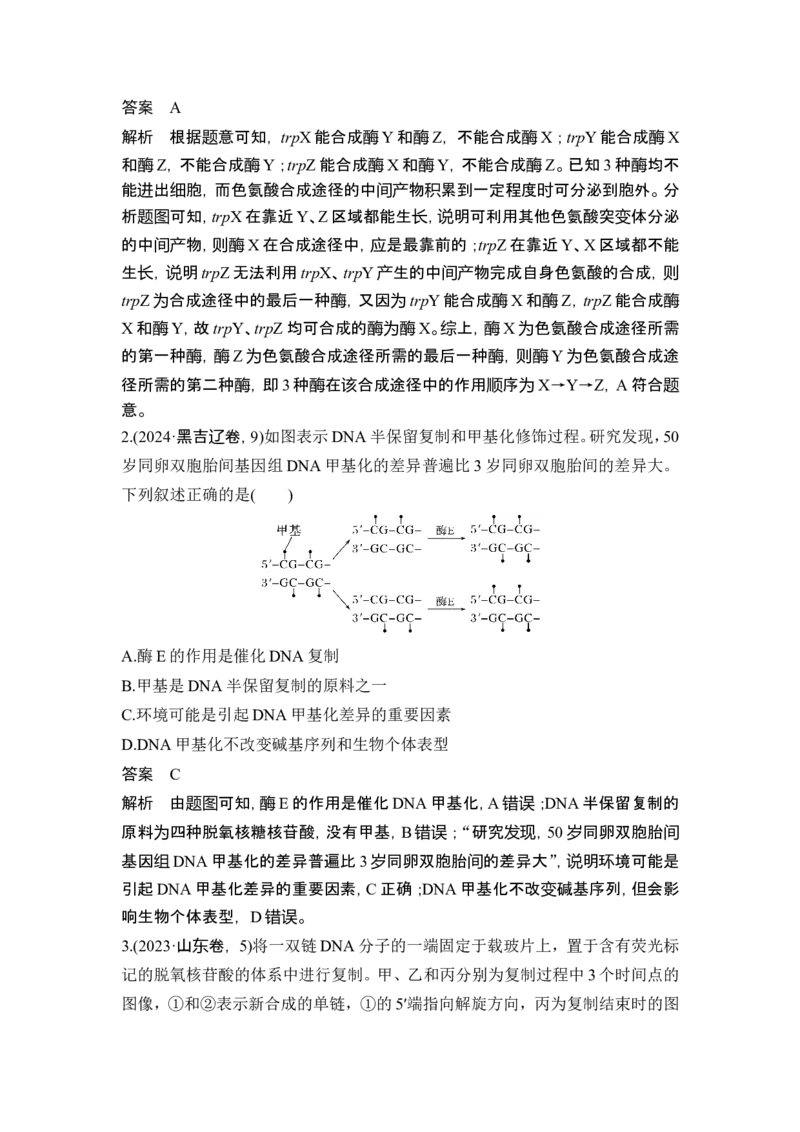 《课时1遗传信息主要编码在DNA分子上(1)_2026版高中《二三轮复习+冲刺复习》_另附1套Word版题库_第一篇　大概念专题突破》第10页预览