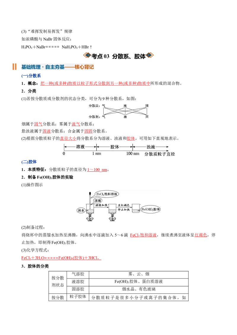 《专题01物质的分类及转化（知识清单）（全国通用）（教师版）_高考一二三轮复习_化学_2027年高考化学一轮_2027年高考化学一轮复习知识清单（全国通用）-G56_2027版》第7页预览