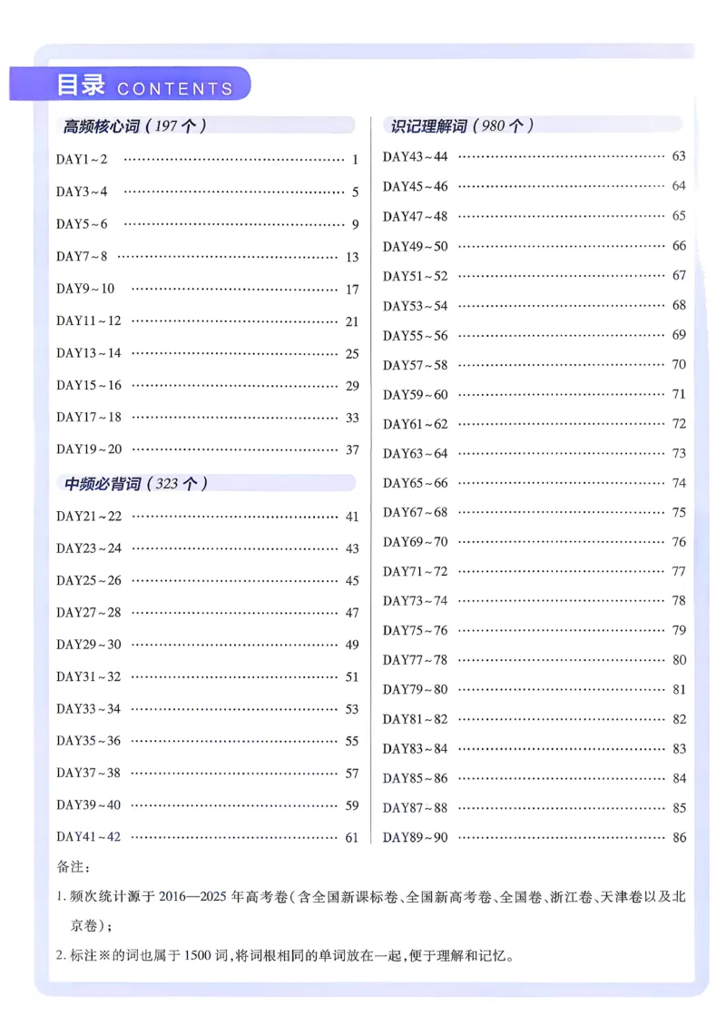 《高分词汇清单_2027高中必刷题_必刷题2027_2027高一高二必刷题_高考必刷题_高中必刷题_2027版高中《必刷题600分考点700分考法》（全科）_27版英语》第2页预览