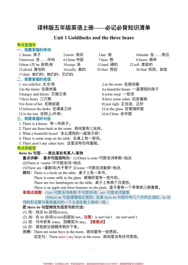 《译林版五年级上册英语必背知识点清单汇总。译林版五年级上册英语必背知识点清单汇总#五年级#译林版英语#译林版五年级英语上册#英语知识点#英语知识点总结》第2页预览