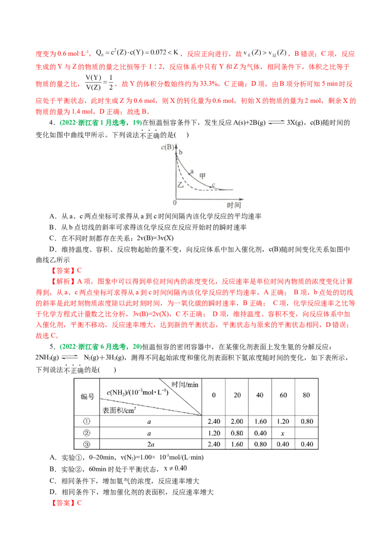 《专题07化学反应速率与化学平衡(讲义)(解析版)_初高中资料库_高中资料库（转存避免链接过期失效）_高中化学》第6页预览