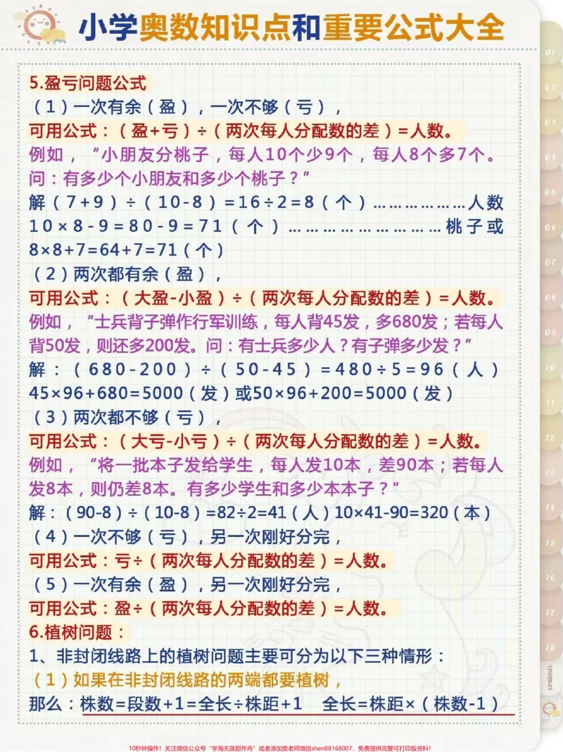 《小学奥数公式大全,在学奥数的可以给孩子看看#小学数学#奥数_最新小学1-9年级各科+幼升小+综合类学习资源汇总包_价值20万元!最新小学1-9年级各科+幼升小+综合类学习资源汇总包》第2页预览