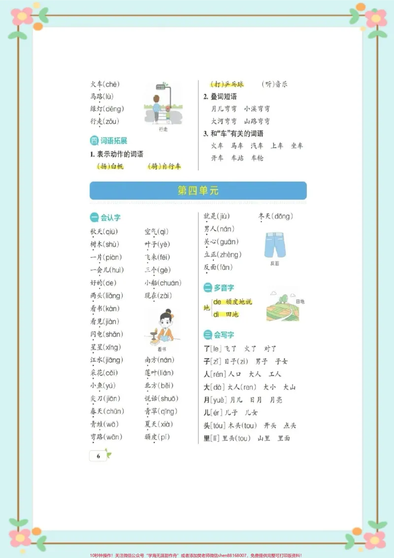 《幼小衔接一年级上册语文知识汇总。#每天学习一点点#幼小衔接#一年级语文#每天学习一点点#重点知识_最新小学1-9年级各科+幼升小+综合类学习资源汇总包》第7页预览