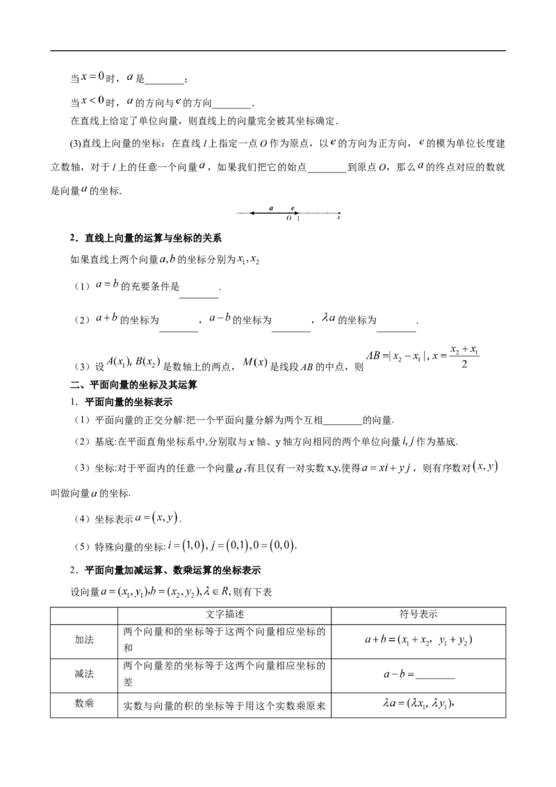 《第六章平面向量初步单元复习（高效培优讲义）（原卷版）_2027高中必刷题_必刷题2027_2027高一高二必刷题_数学_YZ-133-高中数学同步精讲B版高一二三基础+培优讲义+专题练习word版电子_2026版》第5页预览