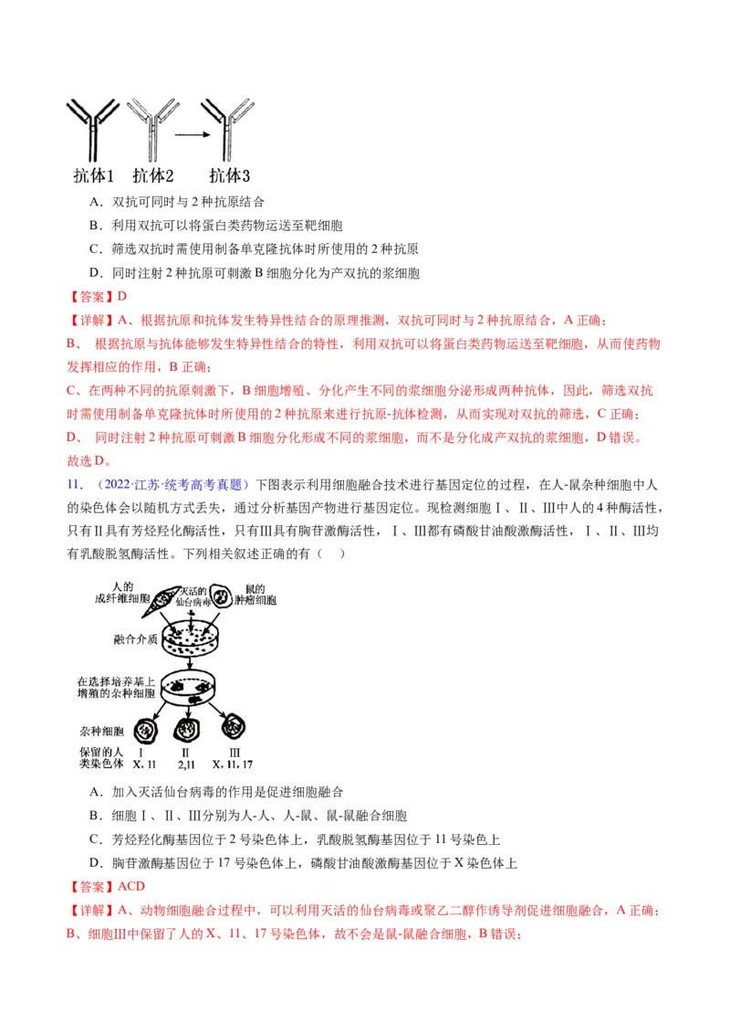《专题20细胞工程与胚胎工程-学易金卷：五年（2019-2023）高考生物真题分项汇编（全国通用）（解析版）_初高中资料库_高中资料库（转存避免链接过期失效）_高中生物》第7页预览