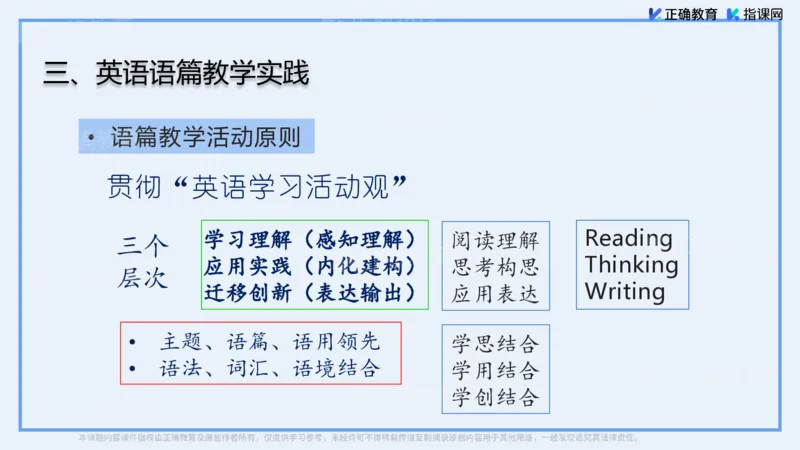 《英语-河北正定中学胡春来《指向素养的新高考与英语语篇教学》(1)_2026版高中《二三轮复习+冲刺复习》》第5页预览