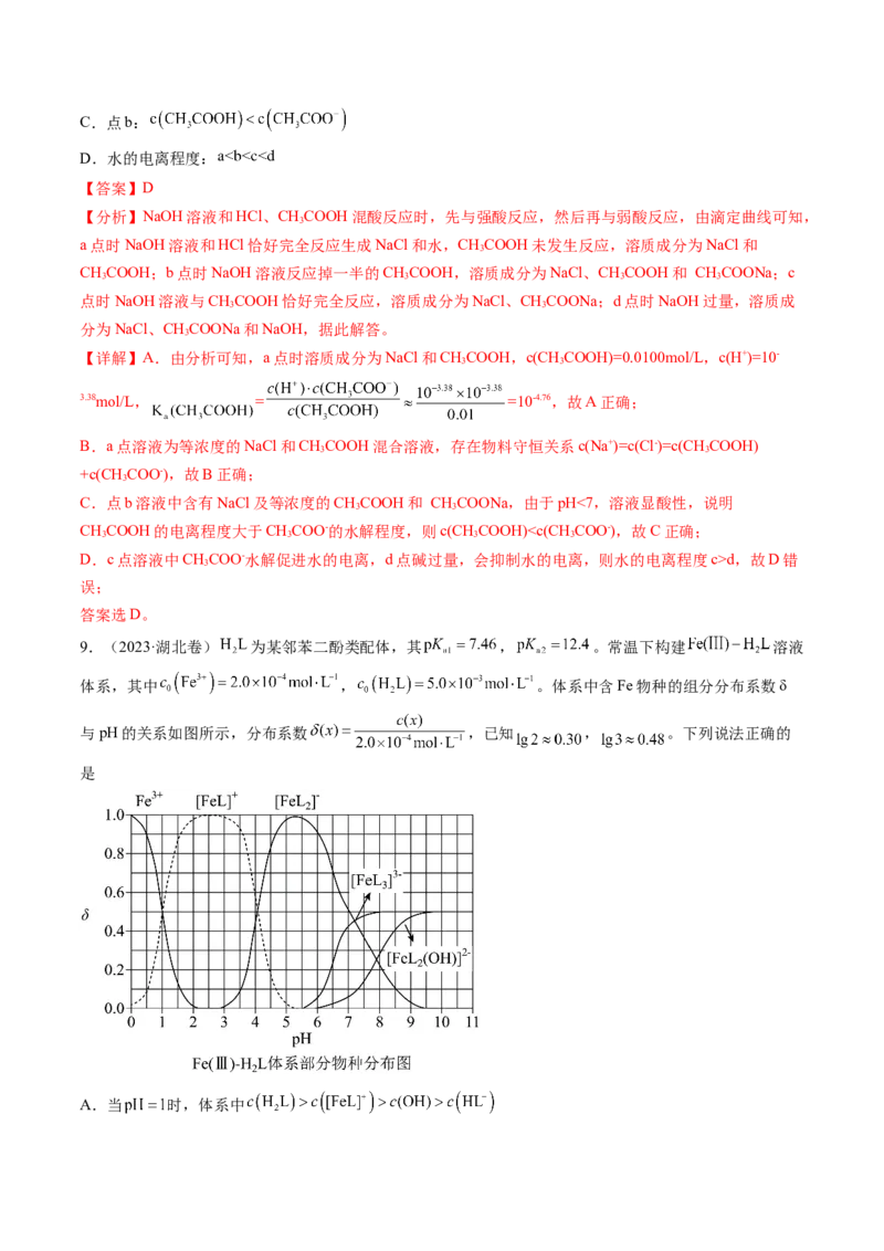 《专题09水溶液中的离子反应与平衡（解析版）_初高中资料库_高中资料库（转存避免链接过期失效）_高中化学》第8页预览