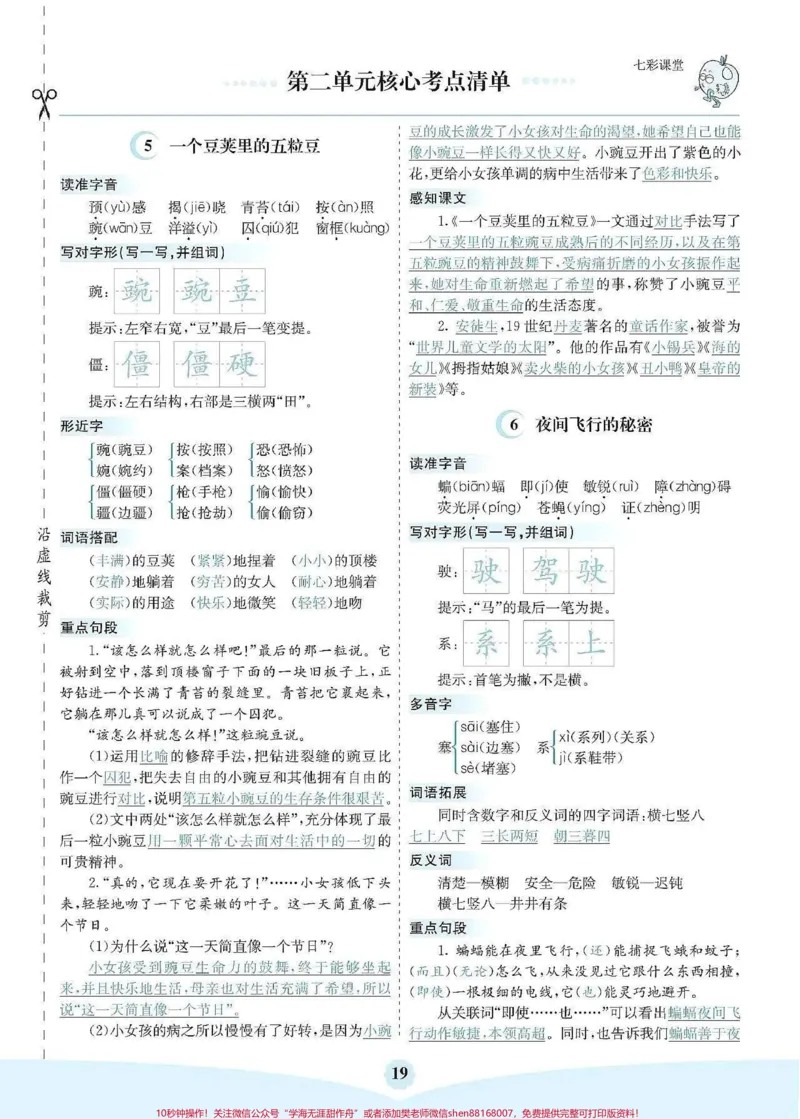 《四年级上册语文核心考点清单。#四年级上册语文核心考点清单_最新小学1-9年级各科+幼升小+综合类学习资源汇总包_价值20万元！最新小学1-9年级各科+幼升小+综合类学习资源汇总包》第3页预览