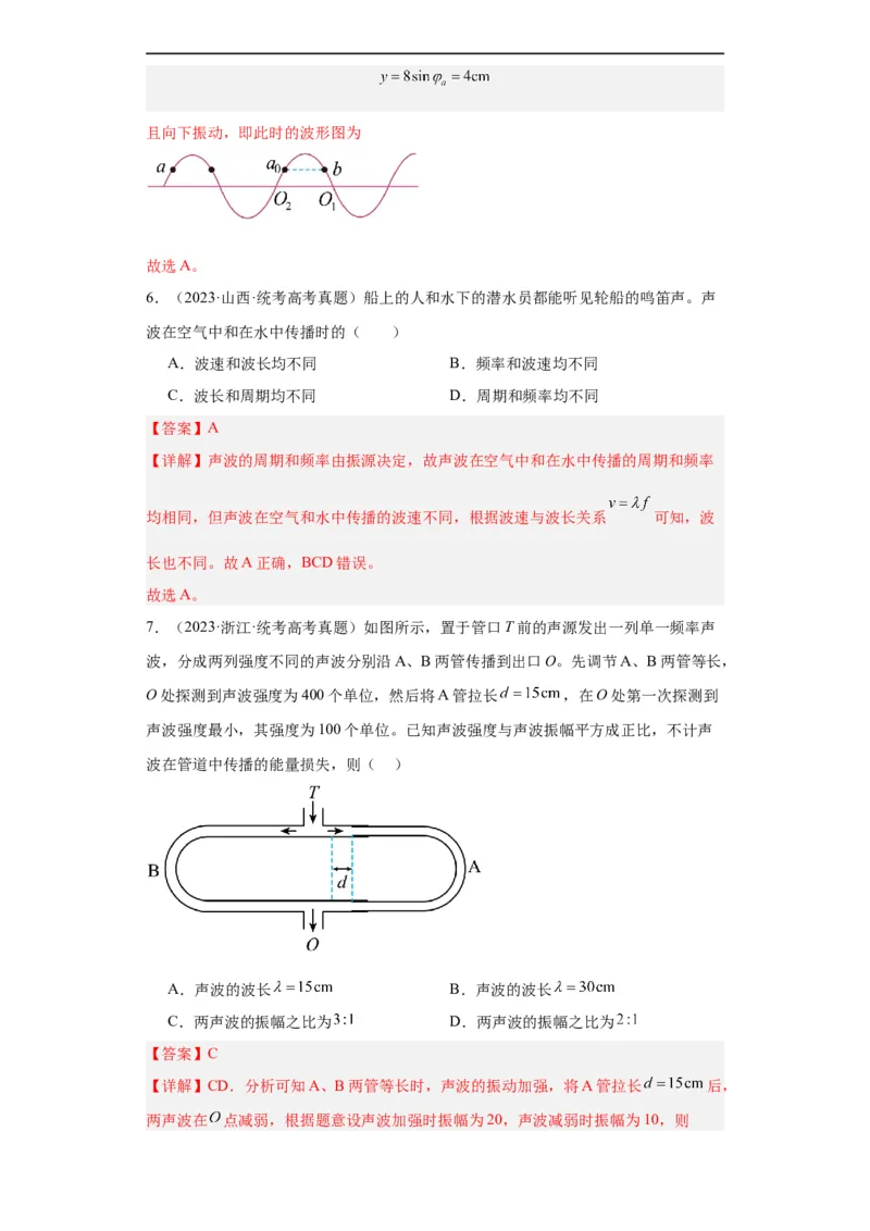 《专题13机械振动机械波(解析版)_初高中资料库_高中资料库（转存避免链接过期失效）_高中物理》第4页预览
