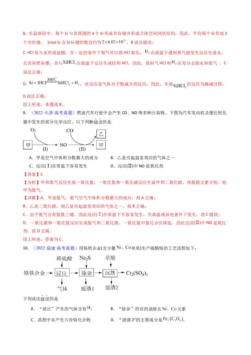 《专题39工业流程题解题策略——以非金属元素为载体（解析版）_高考一二三轮复习_化学_2026年-化学高考专项复习_十年（2016-2025）高考化学真题分类汇编（全国通用）-G15》第7页预览