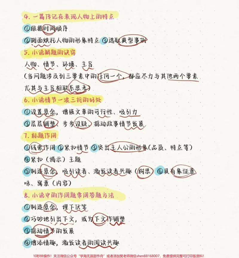 《把这份答题技巧反复多看几遍，对你语文考试有莫大的帮助，看见了别直接划走啦#语文#答题技巧#知识点总结#图文伙伴计划#qunju888.com图文来了_初中一线老师整理版资源（全网独家）》第2页预览