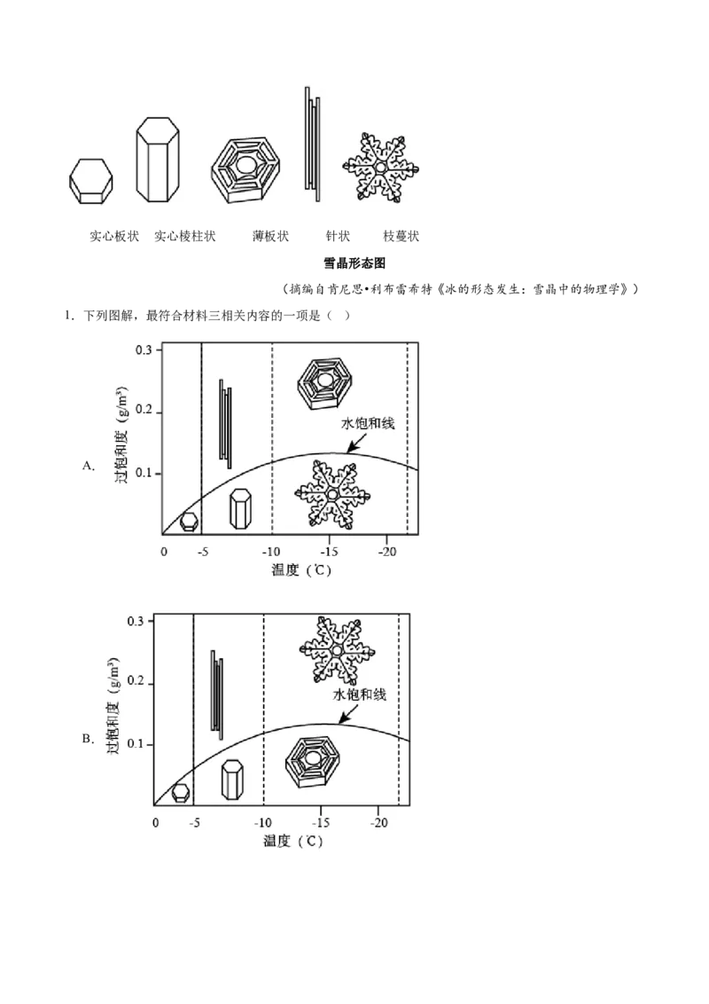 《24实用类文本阅读之图表分析类（全国版）（原卷版）_语文_二轮复习_2025年_2025年新高考语文二轮复习高频考点重难点强化训练卷_资料》第2页预览