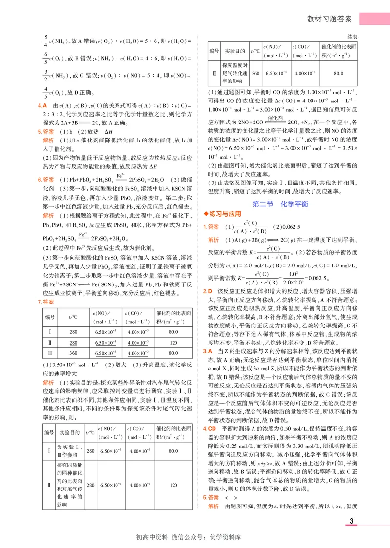 《3.新人教版高中化学选择性必修1教材习题答案_初高中资料库_高中资料库（转存避免链接过期失效）_高中化学》第3页预览