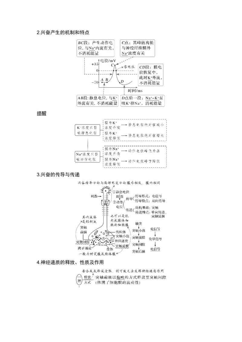 《课时2神经系统通过调控器官、系统的活动实现机体稳态，内分泌系统通过多种激素的调节作用实现机体稳态(1)_2026版高中《二三轮复习+冲刺复习》_另附1套Word版题库》第2页预览