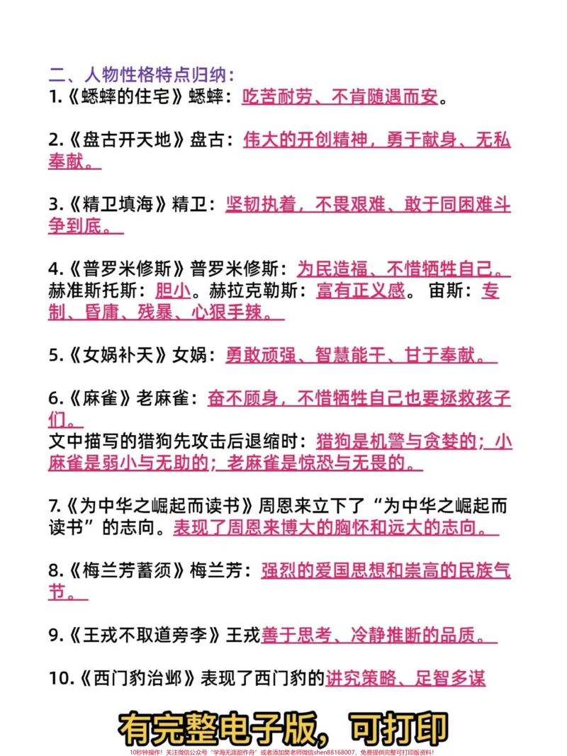 《四年级上册语文1-8单元知识梳理。被问爆了的四年级上册全册重点汇总,全力备战期中考试,不丢基础分,赶快打印给孩子学习来吧!#四年级语文#四年级语文上册#知识点总结#期中复习-副本》第3页预览