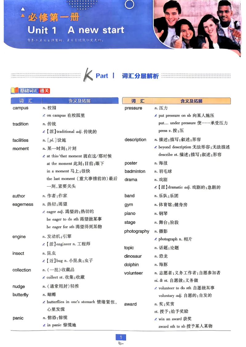 《英语-外研-必修12-狂K重点_2027高中必刷题_必刷题2027_2027高一高二必刷题_英语_3、英语外研必修1-2合订必刷题（高一上）27》第5页预览