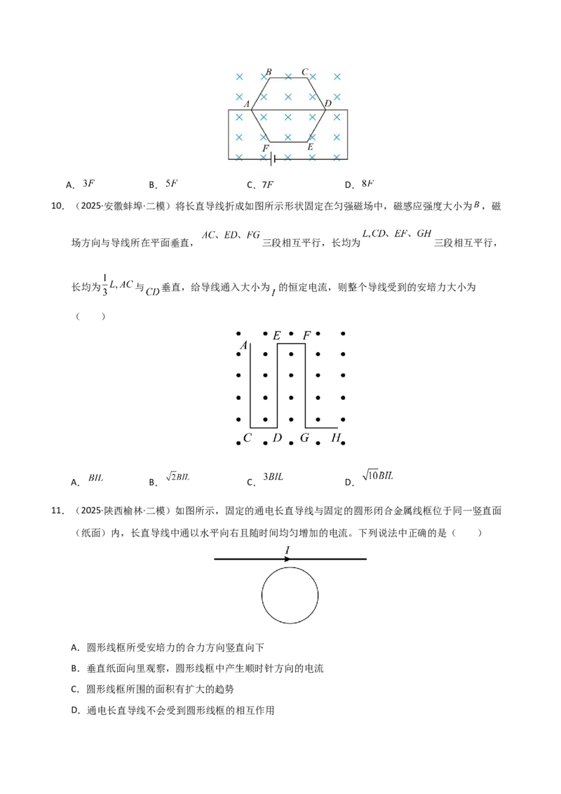 《专题10磁场（新高考通用）（学生版）_高考一二三轮复习_物理_2026年-物理高考专项复习_2025年高考物理二模试题分类汇编（新高考专用）_2025版》第6页预览