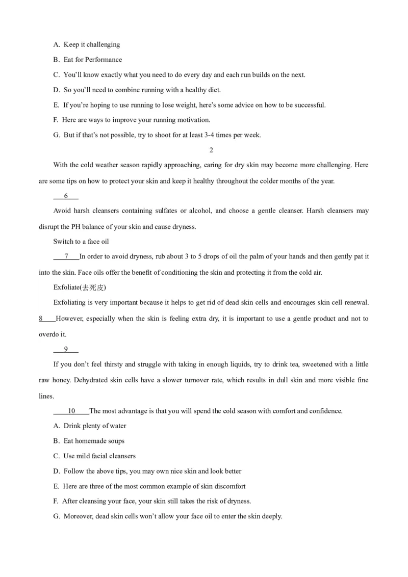 《15七选五阅读应对策略(外在线索)(原卷版)_英语(2)_一轮复习_2024年_2024高考英语一轮复习小题大题微技能精析精练(新高考版)_资料》第4页预览