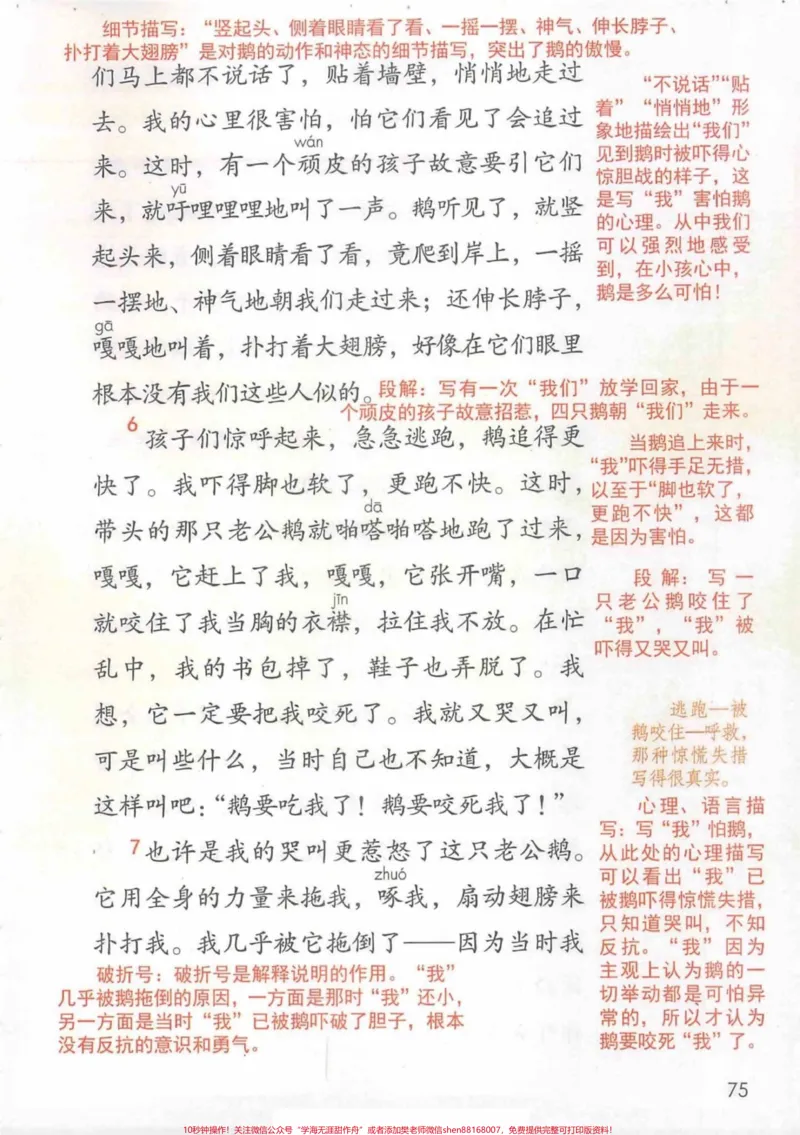 《四年级上册语文“牛和鹅”课文解析课文笔记。“牛和鹅”课本解析,有完整课本电子版。可打印#四年级语文上册#小学语文怎么学#课本笔记#语文笔记#四年级语文-副本》第2页预览